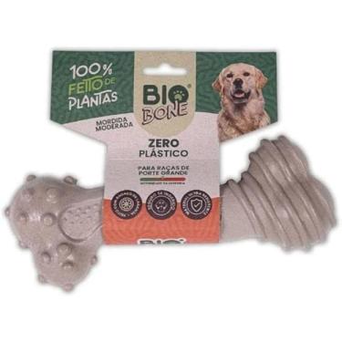 Imagem de Mordedor Natural Biobone Ossão Gigante Para Cães - Bagaço de Laranja