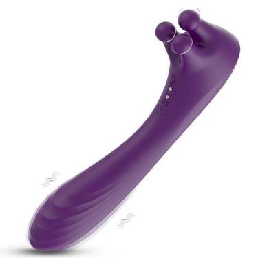 Imagem de vibrador feminino ponto g clitoris s-hande angels hand roxo