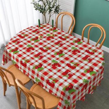 Imagem de Toalha de Mesa Retangular 8 a 10 Cadeiras 3,00 x 1,40m Oxford Xadrez V