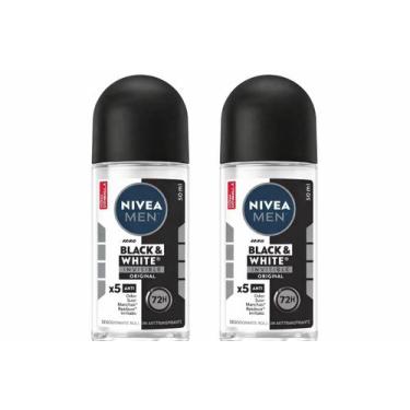 Imagem de Desodorantes Roll On Nivea Men Black White 50 Ml Cd Kit com 02