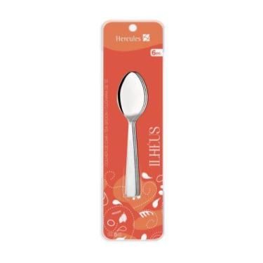 Imagem de Conjunto colher cha ilheus hercules c/6 unidades mundial 0022005070001