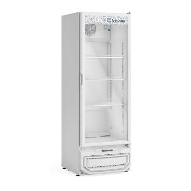 Imagem de Refrigerador Expositor Vertical Gelopar 410L 1 Porta Vidro Branco 127V GPTU-40 EL BR (81168.04.1)