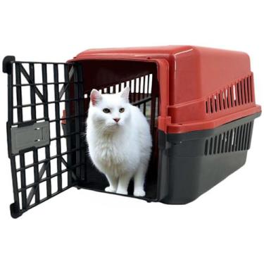 Imagem de 2x Caixa De Transporte Pet N2 para Cachorros Gatos e Coelhos - Supri P