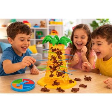 Imagem de Jogo Macaco No Galho Brinquedo Infantil De Equilíbrio Original Educati