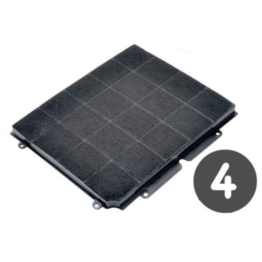 Imagem de Filtro de Carvão Ativado Tramontina Ambifresh 4 para Coifas com Nanotecnologia Bivolt Preto