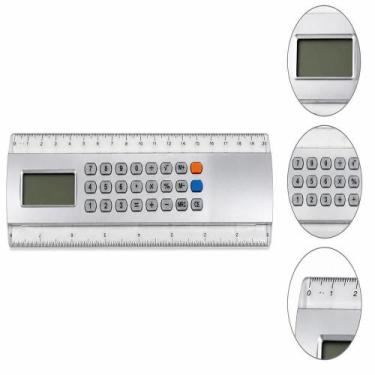 Imagem de Calculadora Básica Yeet AL57005 Eletrônica com Régua 20CM 8 Dígitos Es