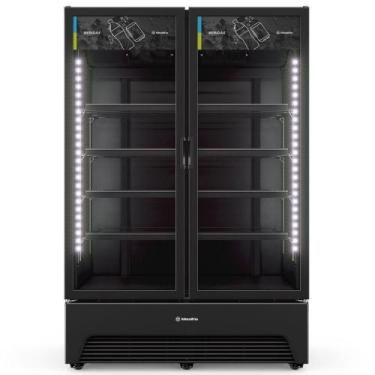 Imagem de Refrigerador de Bebidas Expositor Metalfrio VBM3AH 1257L 2 Preto 220V,