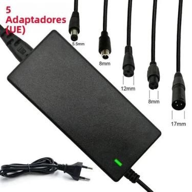 Imagem de Carregador De Bateria De Lítio 42V 2A Adaptador De Energia AC 100-240V