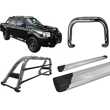 Imagem de KIT QUEBRA MATO+SANTO ANTONIO+ESTRIBO FONTIER ATÉ 2007 CROMO