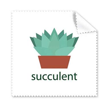 Imagem de Pano de limpeza para suculentas de plantas verdes em vaso de cacto, 5 peças