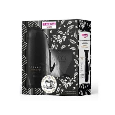 Imagem de Garrafa Térmica 1L Com Suporte Filtro Café Sanremo Sr1002/60