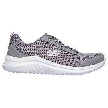 Imagem de Tênis feminino de cano baixo Skechers, Cinza, 5