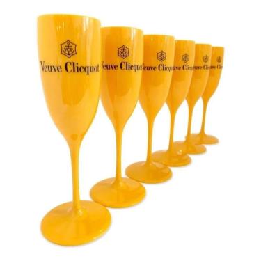 Imagem de Kit Com 6 Taças Veuve Clicquot Champanhe Espumante Vinho