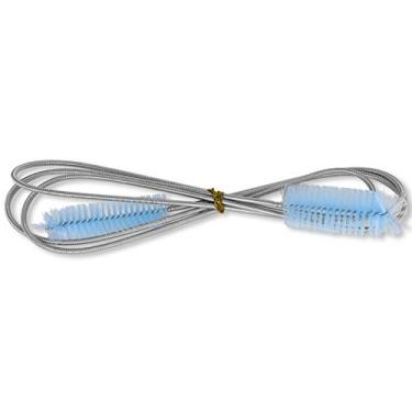 Imagem de Escova de limpeza de tubo longo 177cm flexível de dupla extremidade aquário filtro de água bomba de tubulação de limpeza escova de peixes tanque de ar tubo de limpeza mangueira limpador