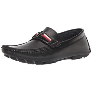 Imagem de Tommy Hilfiger Mocassim masculino Atino, Preto 002, 39