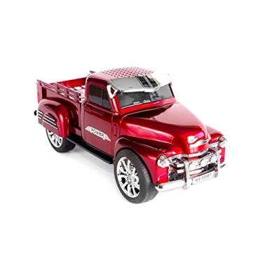 Imagem de CAIXA SOM PORTATIL CAMINHONETE BLUETOOTH FM VERMELH WS-558BT