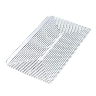 Imagem de KSCRAFT Mini Slimline moldes básicos de corte de metal costurados estênceis para DIY Scrapbooking/álbum de fotos Gravação decorativa DIY Cartões de papel
