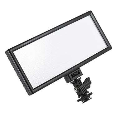 Imagem de Qudai L132T Professional Ultra-fino LED Vídeo Fotografia Luz Luz de preenchimento Brilho ajustável e Temp Dual Color. Max Brilho 1065LM 3300K-5600K CRI95 + para Canon Nikon Sony DSLR Câmera e BD