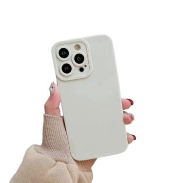 Imagem de EUVIP Capa de telefone de cor sólida com tudo incluído proteção resistente proteção de lente para iPhone 13 11 12 14 Pro Max Mini XS XR X 8 7 6s 14 Plus SE (branco, iPhone 11 Pro Max)