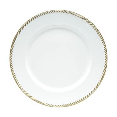 Imagem de SOUSPLAT DE PLÁSTICO BORDADO BRANCO 33cm