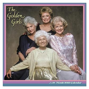 Imagem de Calendário de parede mensal Golden Girls 2023, 16 meses, 30,48 x 30,48 cm (DDW1572823)
