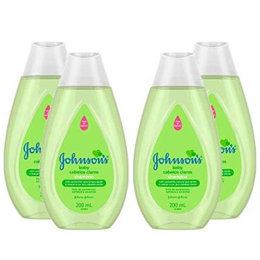 Imagem de Kit Shampoo Johnson's Baby Cabelos Claros 200ml c/4 unidades