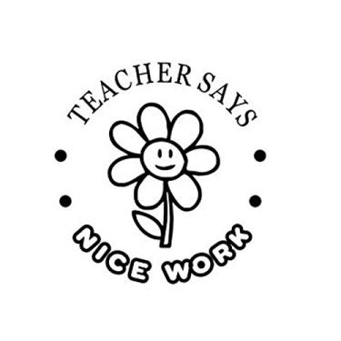 Imagem de Cosco 2000 Plus Printer R30 Carimbo redondo de autotintagem com dizeres do professor - Bom trabalho