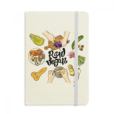 Imagem de Caderno de anotações vegano para batata e tomate oficial de tecido rígido clássico
