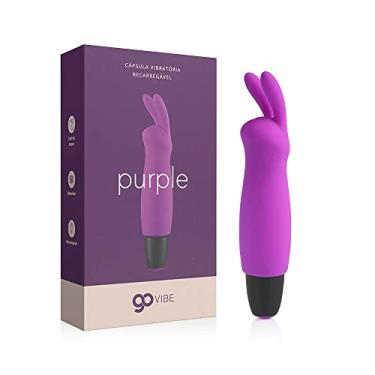 Imagem de Vibrador Go Vibe Purple Coelho Roxo Recarregável Multivelocidade