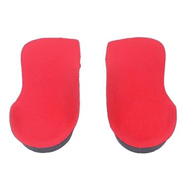 Imagem de Inserções Ortopédicas 3/4, Palmilhas de Suporte de 3/4 Vermelho Com Absorção de Choque para Pés Chatos (M)
