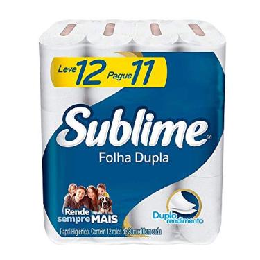 Imagem de Sublime Papel Higiênico Folha Dupla 12 Rolos