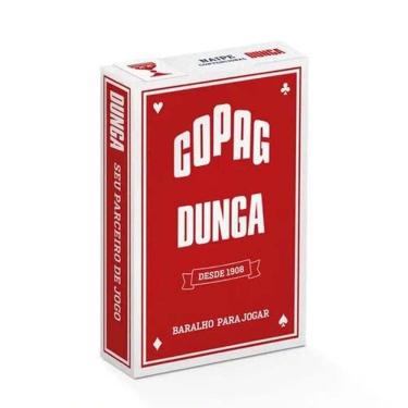 Imagem de Baralho Dunga Vermelho Naipe Convencional Copag Cartas Jogo Poker