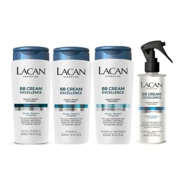 Imagem de Kit Lacan Bb Cream Shampoo Condicionador Leave-In Spray