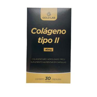 Imagem de COLáGENO TIPO II 40MG C/30 - GOLD LAB QUALY NUTRI 