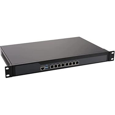 Imagem de Partaker Firewall, VPN, Firewall 1U com suporte em rack, dispositivo de segurança de rede, roteador PC, 8 Intel Gigabit Lan Core I7 3520M, R14, COM, VGA, com ventilador, (4GB RAM, 128GB SSD)