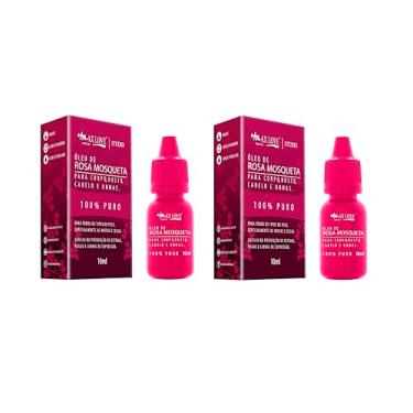 Imagem de Óleo de Rosa Mosqueta 100% Puro Max Love - Kit 2x 10ml - Reduz Cicatrizes, Estrias e Marcas de Acne - Hidratação e Viço para Pele