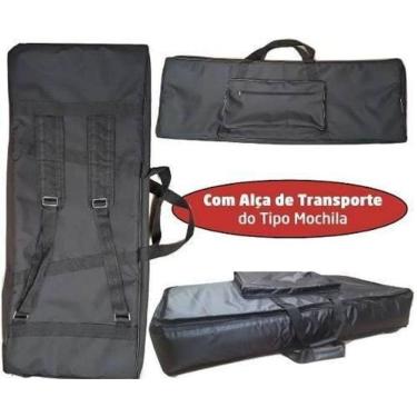 Imagem de Capa Master Luxo Para Teclado Roland Xps10 Acolchoada Preta