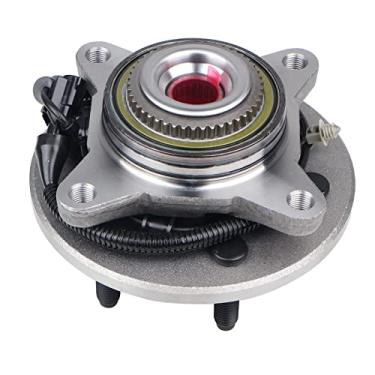 Imagem de KUSATEC 515079 Rolamento de roda dianteira e conjunto de cubo compatível com Ford F-150 4WD 4x4 2005-2008, Lincoln Mark LT 2006 2007 2008, 6 terminais