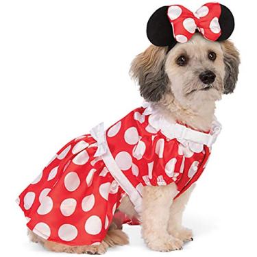 Imagem de Rubie's Arnês para animais de estimação Disney Pet Mickey e Seus Amigos, Minnie Mouse, Grande (200653LXL_L)