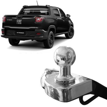 Imagem de Engate de Reboque Fiat Strada 2021 a 2023 Rabicho Fixo 700kg