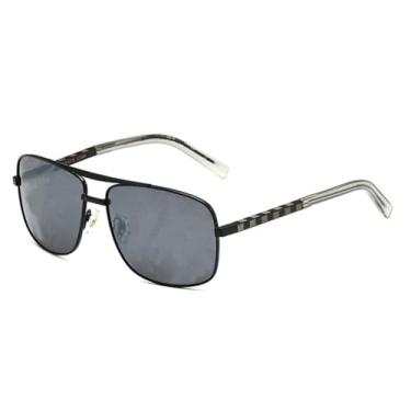 Imagem de Óculos de sol masculino atitude quadrada feminino vintage senhoras lente transparente óculos de sol punk retângulo uv400,5, tamanho único