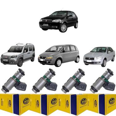 Imagem de 4 Bico Injetor Siena Doblo Palio Idea 1.8 2004 a 2019 IWP168