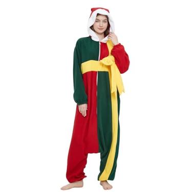 Imagem de SimZoo Pijama de macacão de animal adulto, fantasia de cosplay de animal masculino e feminino, roupa de dormir unissex de uma peça G