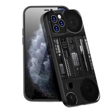 Imagem de Waillynice Capa de silicone macio Trend Vintage Tape Boombox para iPhone 15 Pro Max Plus (iPhone 15,10)
