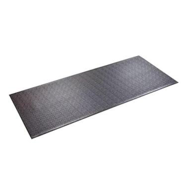 Imagem de SuperMats Tapete de equipamento resistente 30GS feito nos EUA para esteiras elípticas, máquinas de remo e equipamentos de exercício (76 cm x 182 cm), preto