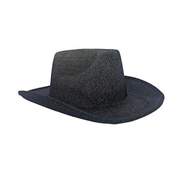Imagem de Tachiuwa Chapéu de Cowboy Vintage para Aventuras ao Ar Livre, PRETO