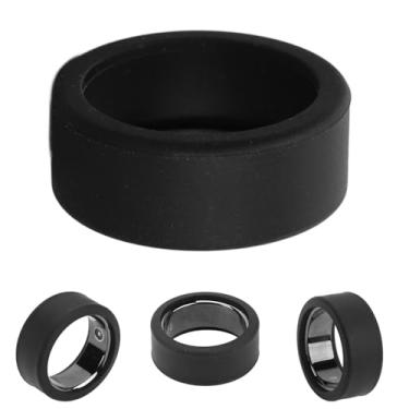 Imagem de Capa Anel Inteligente Silicone, Capa Elástica Anel Inteligente Macio, Protetor Anel Silicone para Todos Os Anéis Inteligentes Incluem Oura Ring Gen 3 Trabalhando (preto Branco S