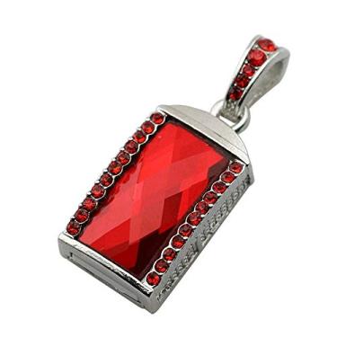 Imagem de Colar de cristal vermelho de 4 GB modelo PenDrive USB Flash Drive U Disk Pen Drive Memory Stick Cartão Flash USB Disco USB Unidade de polegar