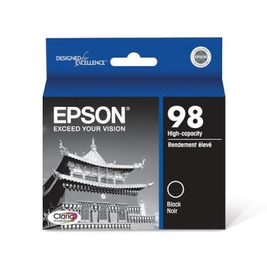 Imagem de Epson T098120 Tinta OEM - (98) Artisan 700 710 725 730 800 810 835 837 Tinta preta de alta capacidade (rendimento de 550)