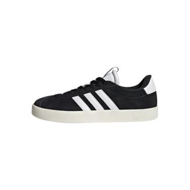 Imagem de adidas Tênis feminino VL Court 3.0, Núcleo preto nuvem ouro branco metálico, 37
